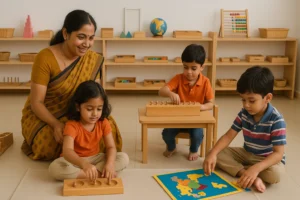 How a Montessori Preschool Shapes Young Minds?